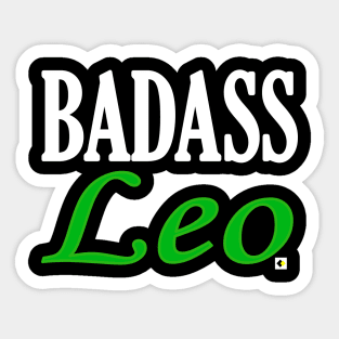 BADASS Leo Sticker